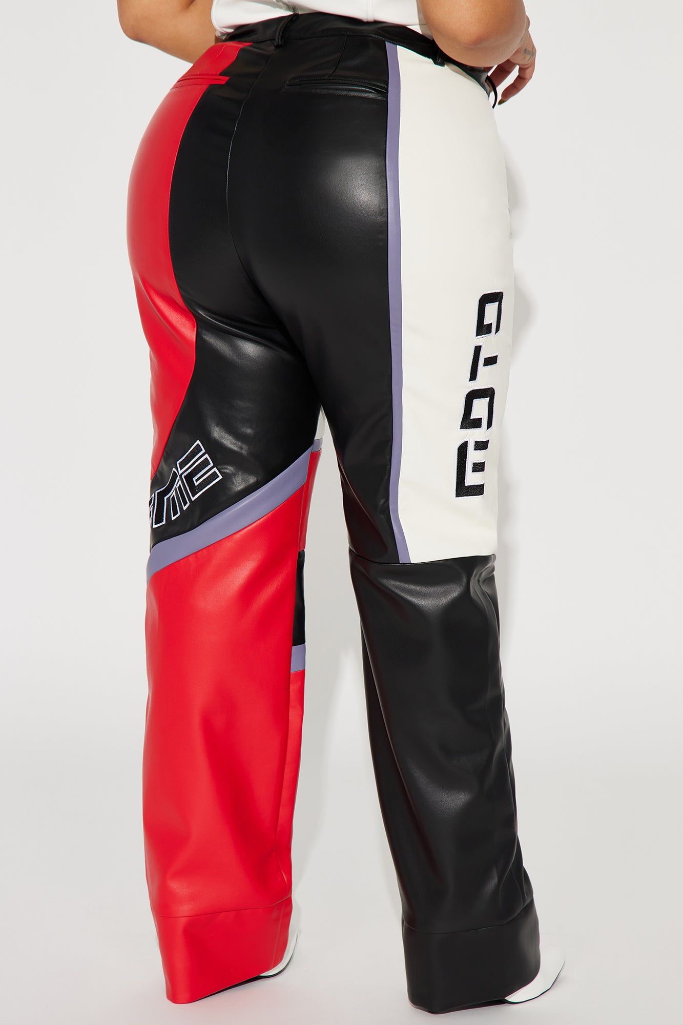 Let's Race Moto Pant - Red/combo sold by Fashion Nova product image thumbnail 4