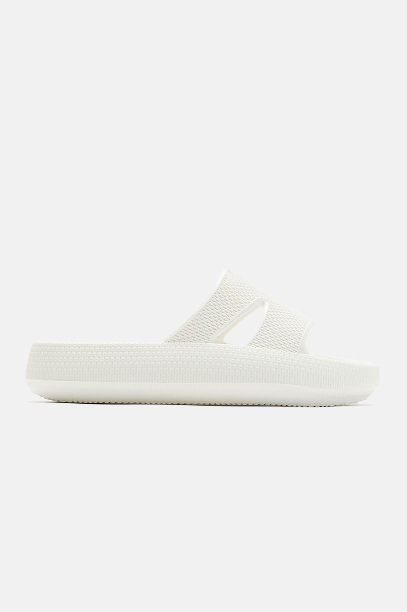 Can You Dig It Casual Slides - White sold by Fashion Nova product image thumbnail 3