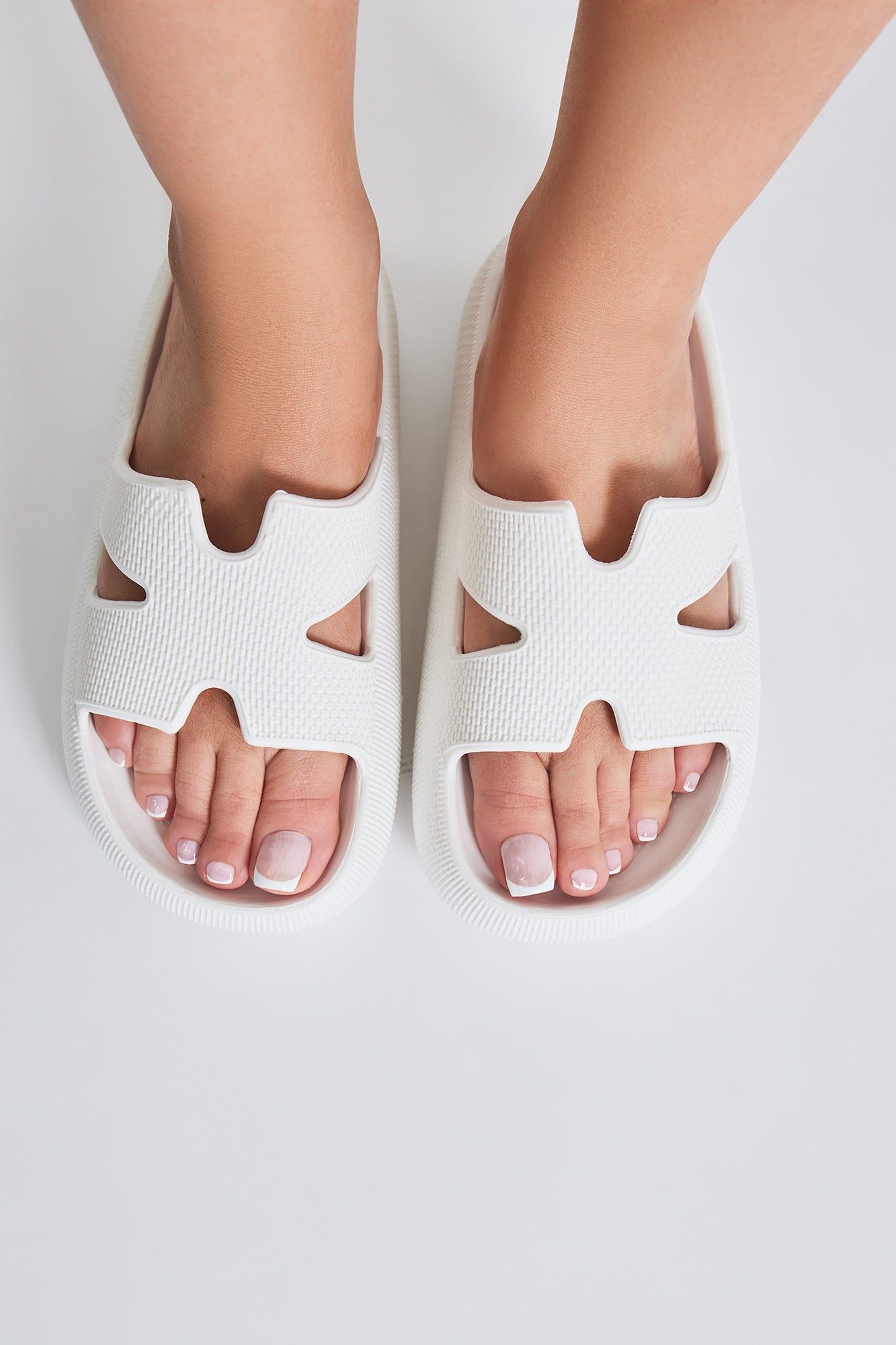 Can You Dig It Casual Slides - White sold by Fashion Nova product image thumbnail 4