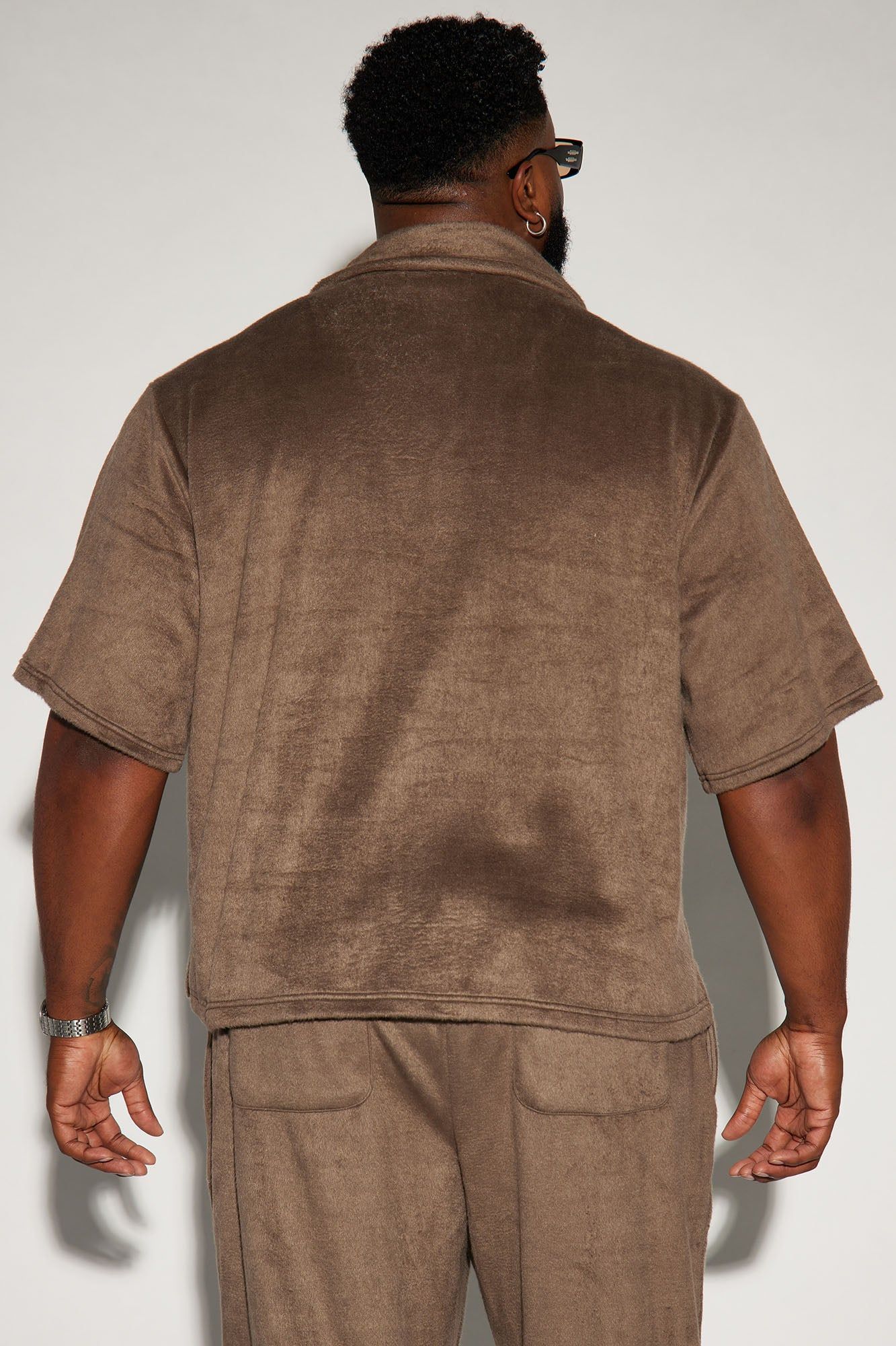 Feel The Mood Button Up Shirt - Brown sold by Fashion Nova product image thumbnail 7