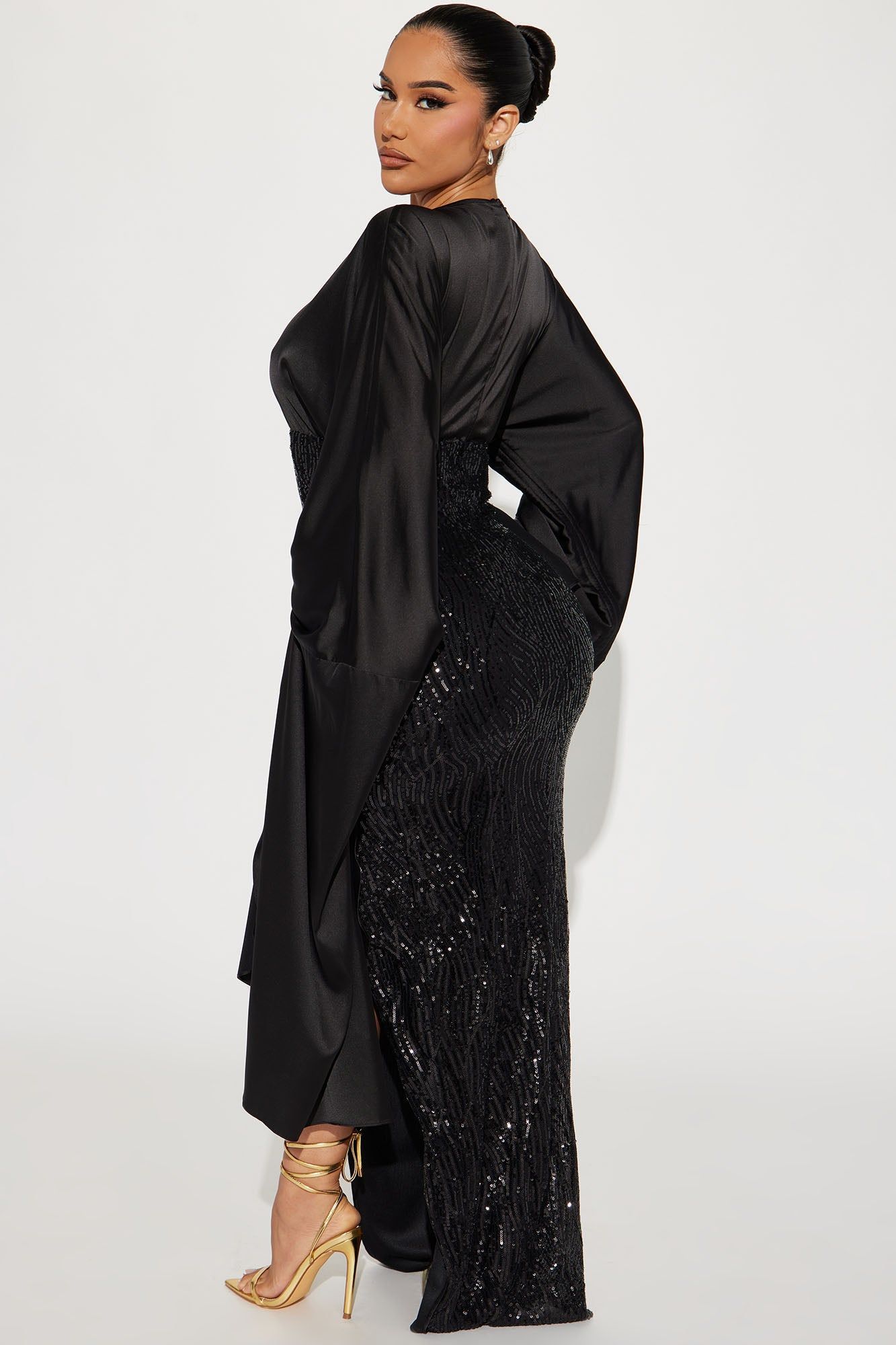 Gemma Sequin Gown - Black sold by Fashion Nova product image thumbnail 3