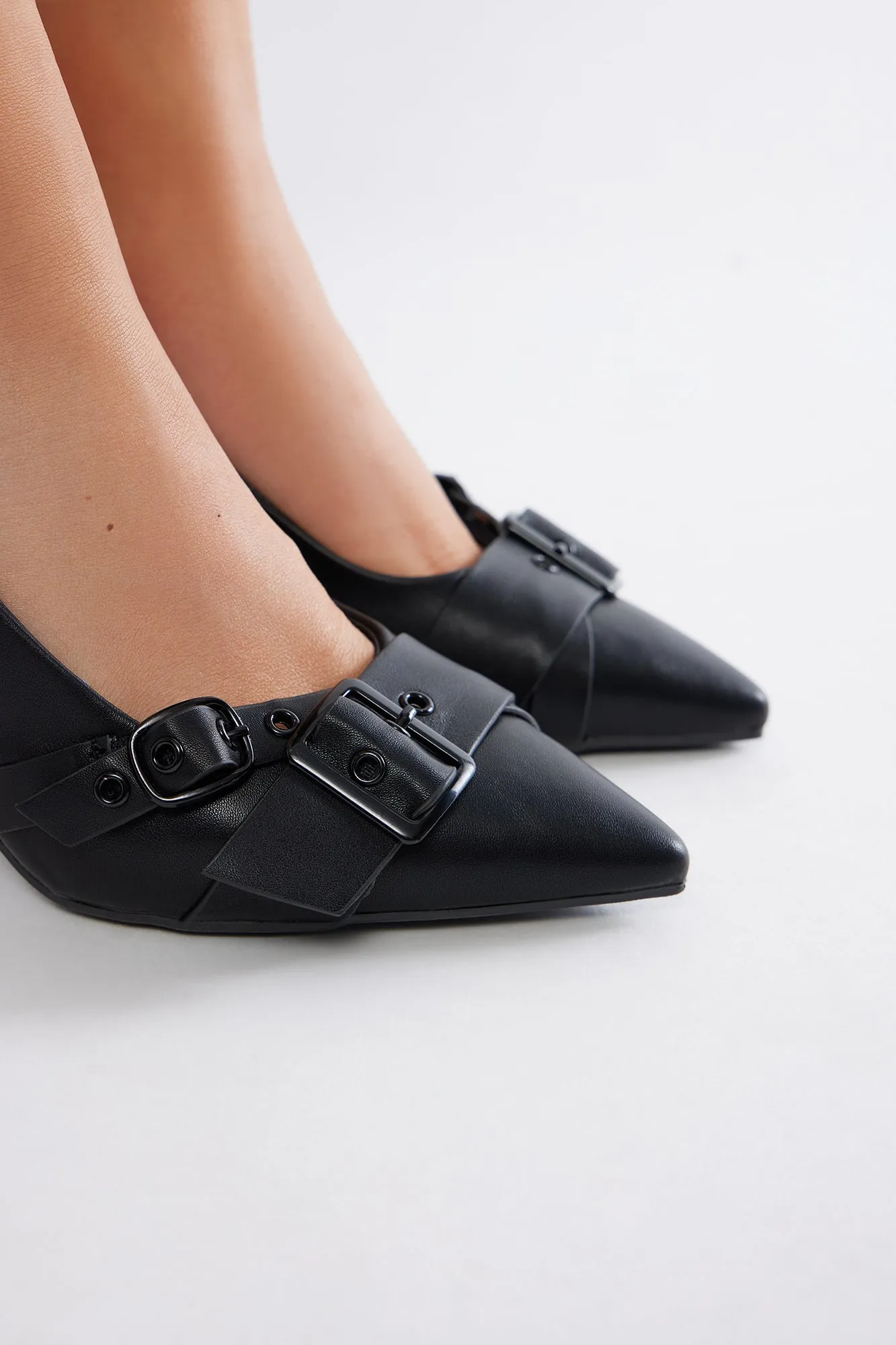 Joseline Slingback Pumps - Black sold by Fashion Nova product image thumbnail 4