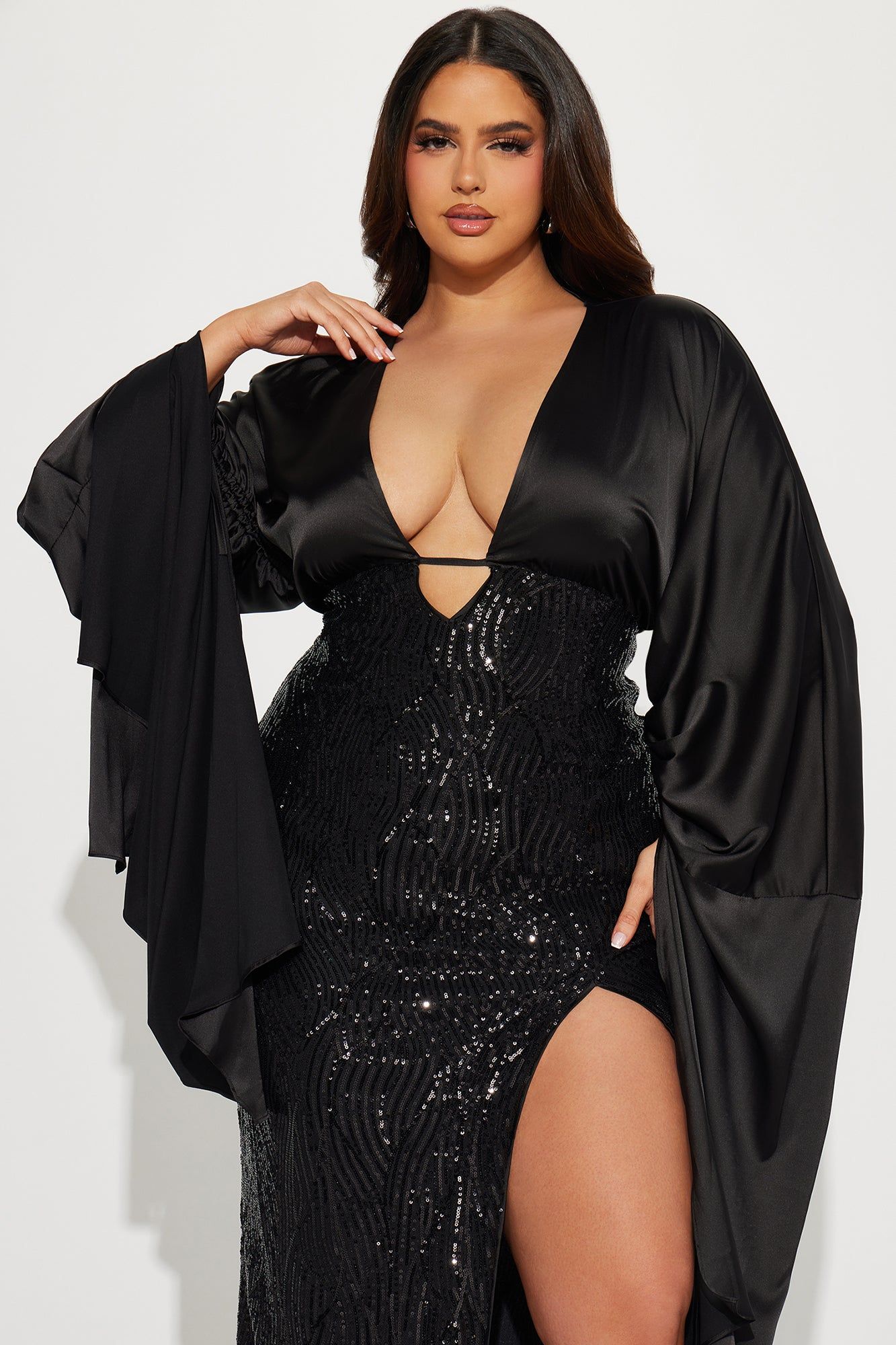 Gemma Sequin Gown - Black sold by Fashion Nova product image thumbnail 5