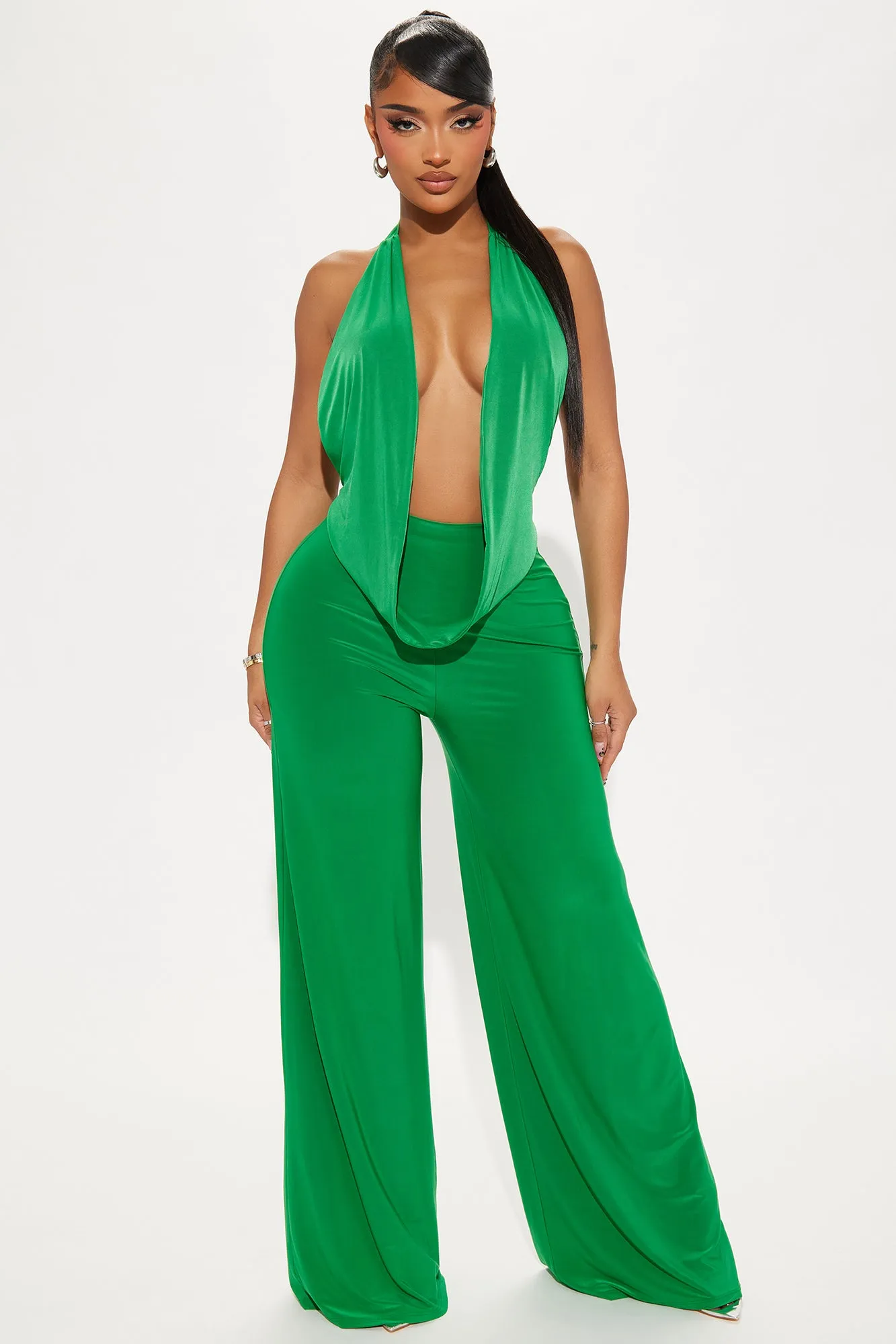 All I Want Is You Jumpsuit - Green sold by Fashion Nova