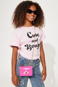 Mini So Jelly Crossbody Handbag - Fuchsia sold by Fashion Nova
