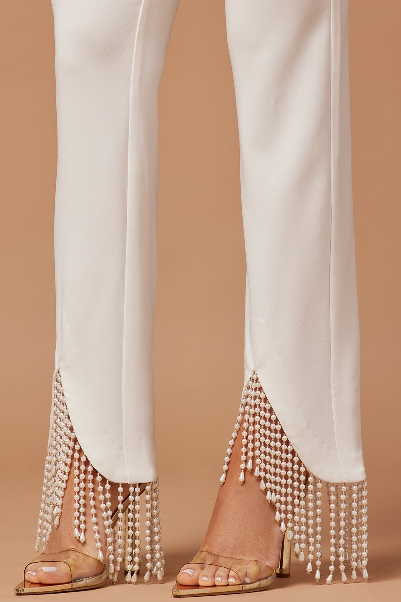 Sadie Pearl Pant - White sold by Fashion Nova product image thumbnail 3