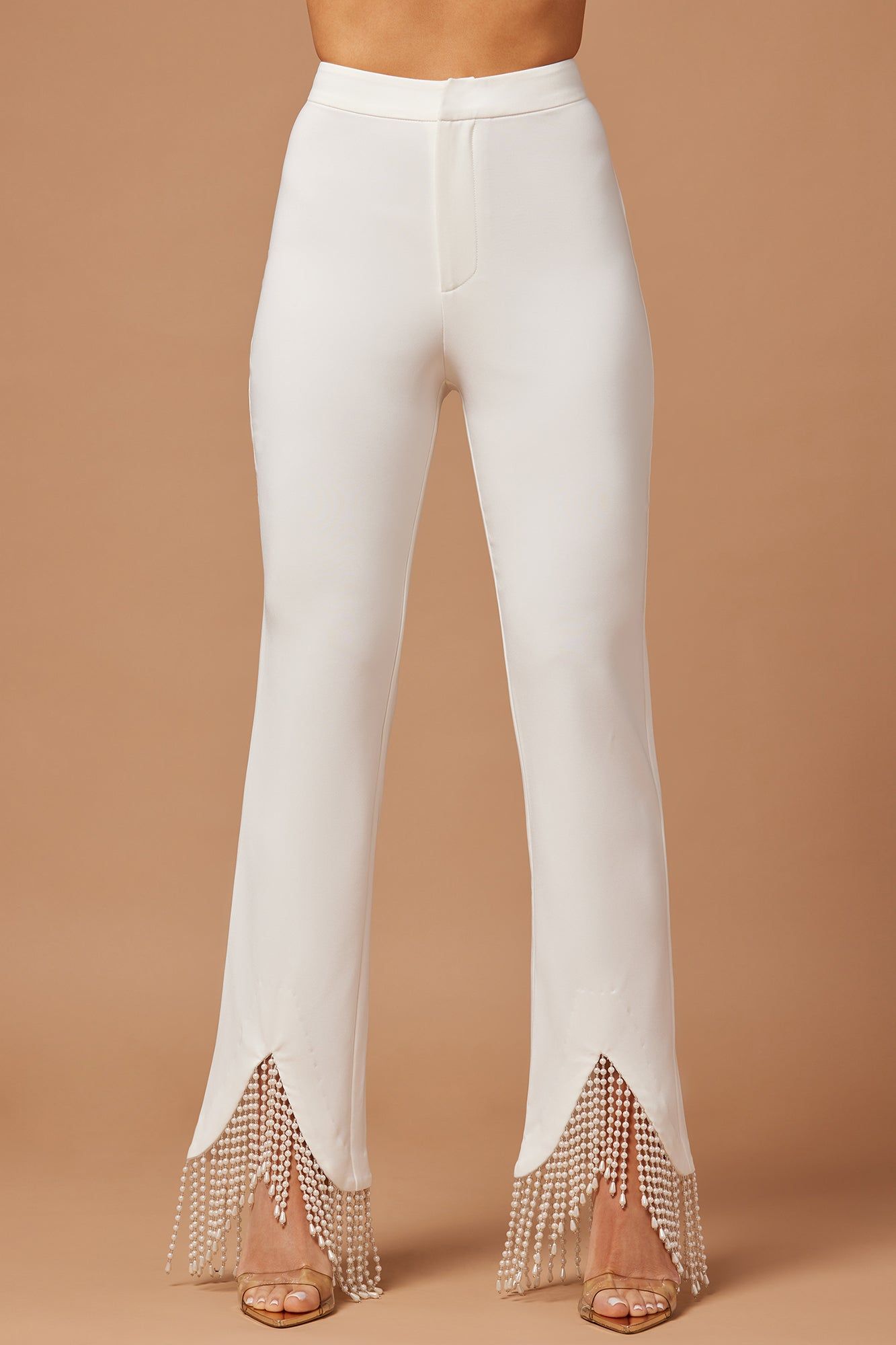 Sadie Pearl Pant - White sold by Fashion Nova product image thumbnail 2