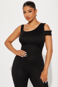 Make My Week Jumpsuit - Black sold by Fashion Nova