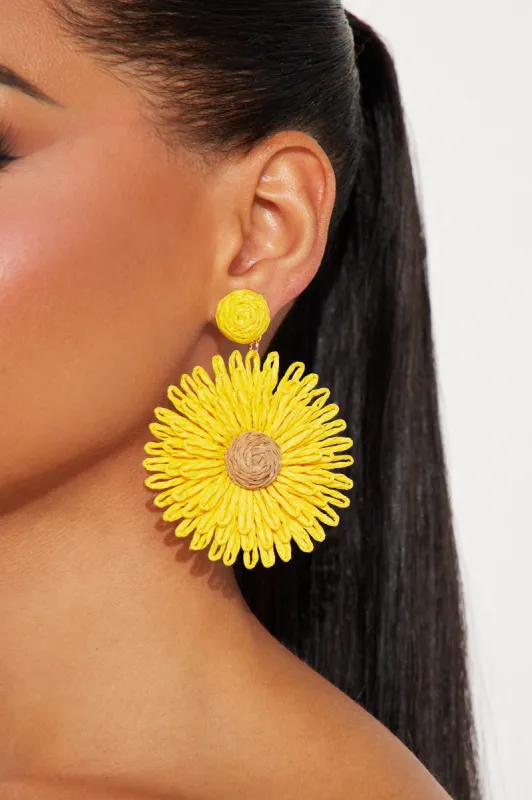 May Showers Bring Spring Flowers Earrings - Yellow sold by Fashion Nova