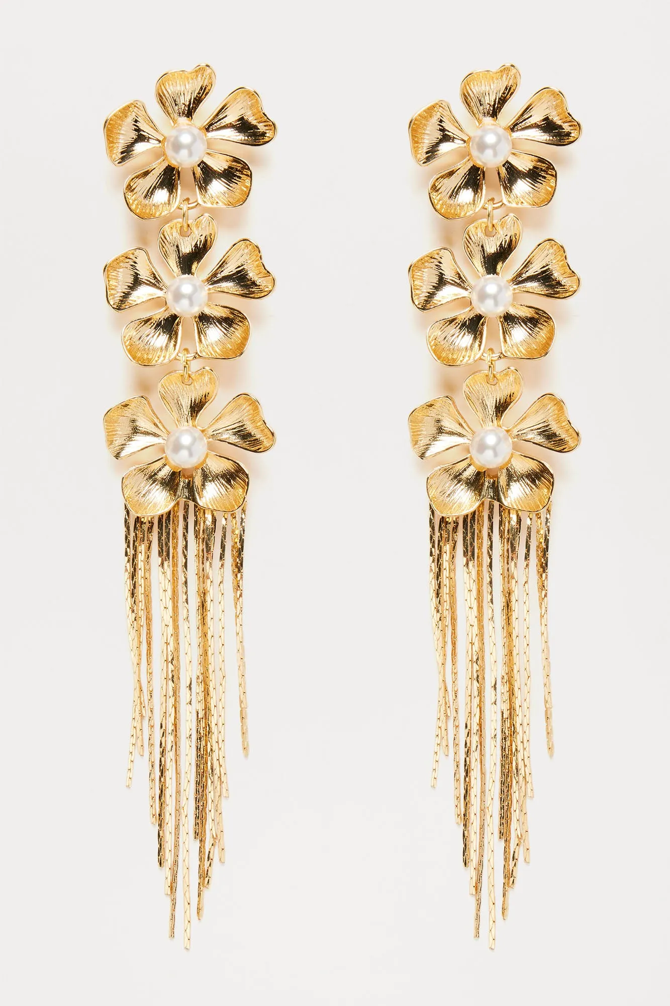 Secret Garden Earrings - Gold sold by Fashion Nova product image thumbnail 3