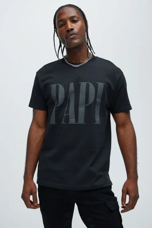 Big Papi Short Sleeve Tee - Black sold by Fashion Nova