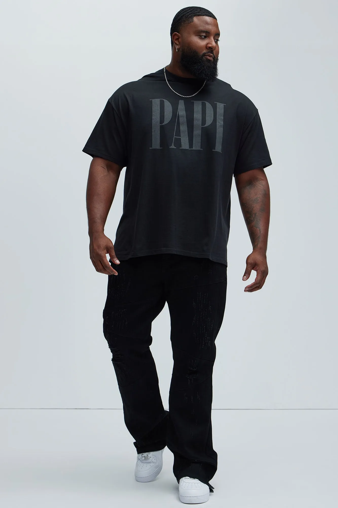 Big Papi Short Sleeve Tee - Black sold by Fashion Nova product image thumbnail 5