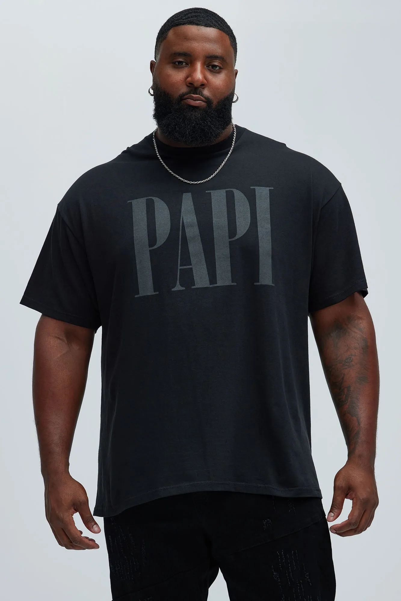Big Papi Short Sleeve Tee - Black sold by Fashion Nova product image thumbnail 4