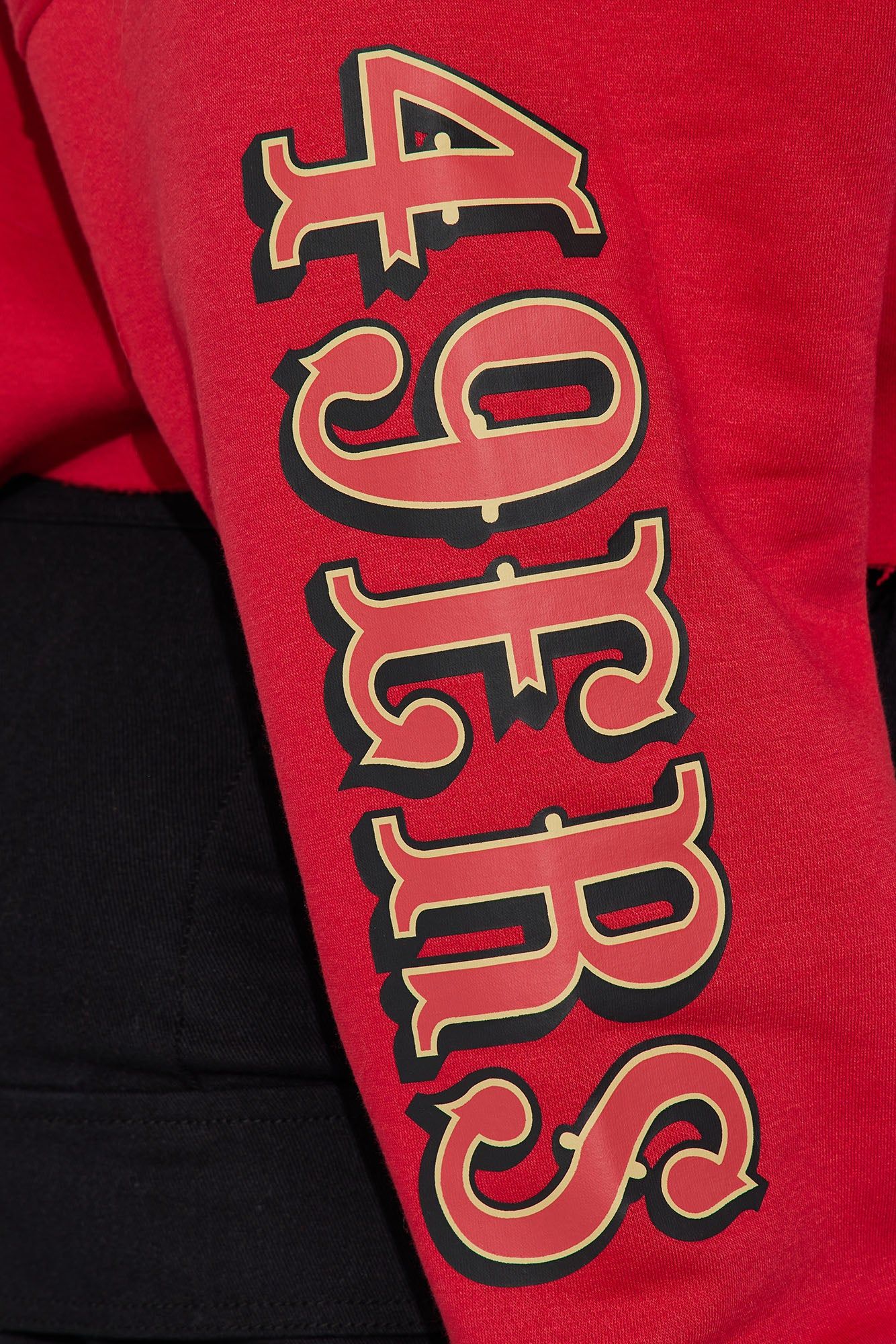 49ers Second Half Come-Back Zip Sweatshirt - Red sold by Fashion Nova product image thumbnail 10