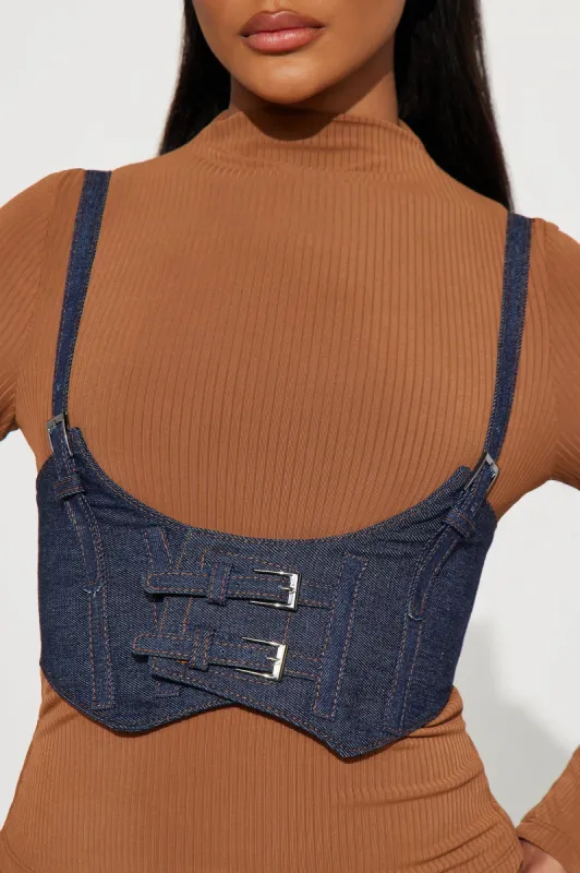Quite The Vibe Denim Belt - Denim sold by Fashion Nova