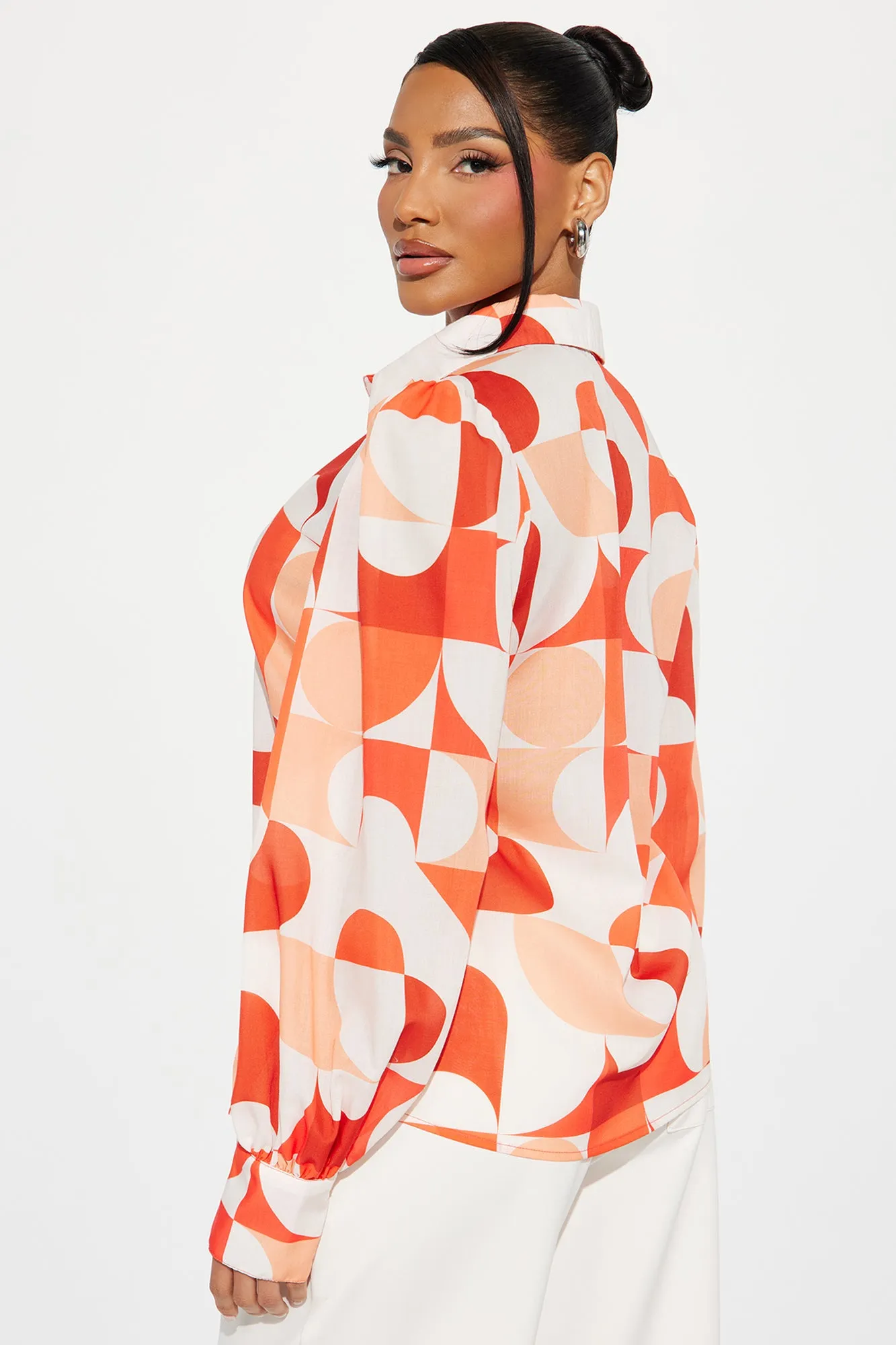 Summer Feel Shirt - Orange/combo sold by Fashion Nova product image thumbnail 3