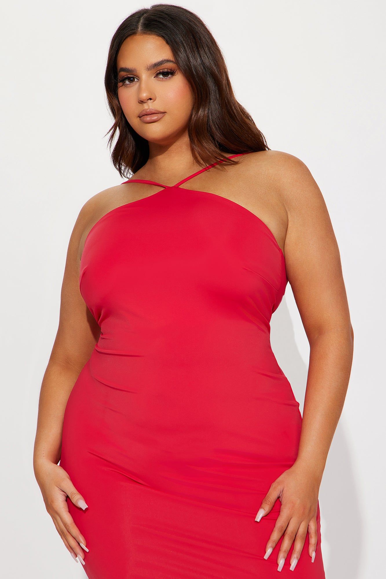 Gigi Sculpting Maxi Dress - Red sold by Fashion Nova product image thumbnail 5