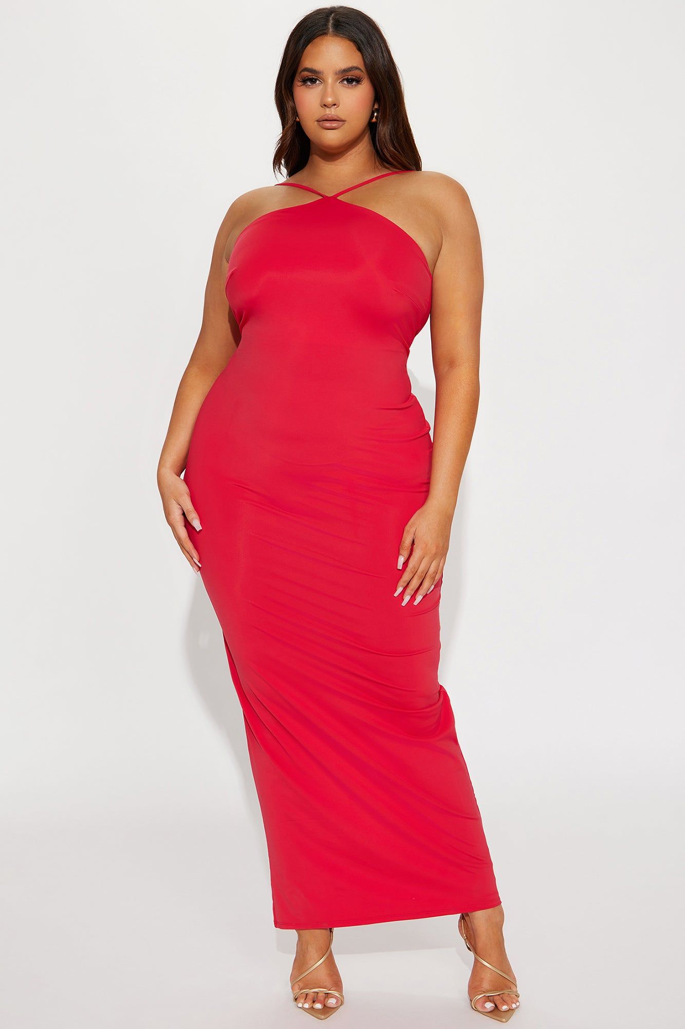 Gigi Sculpting Maxi Dress - Red sold by Fashion Nova product image thumbnail 4