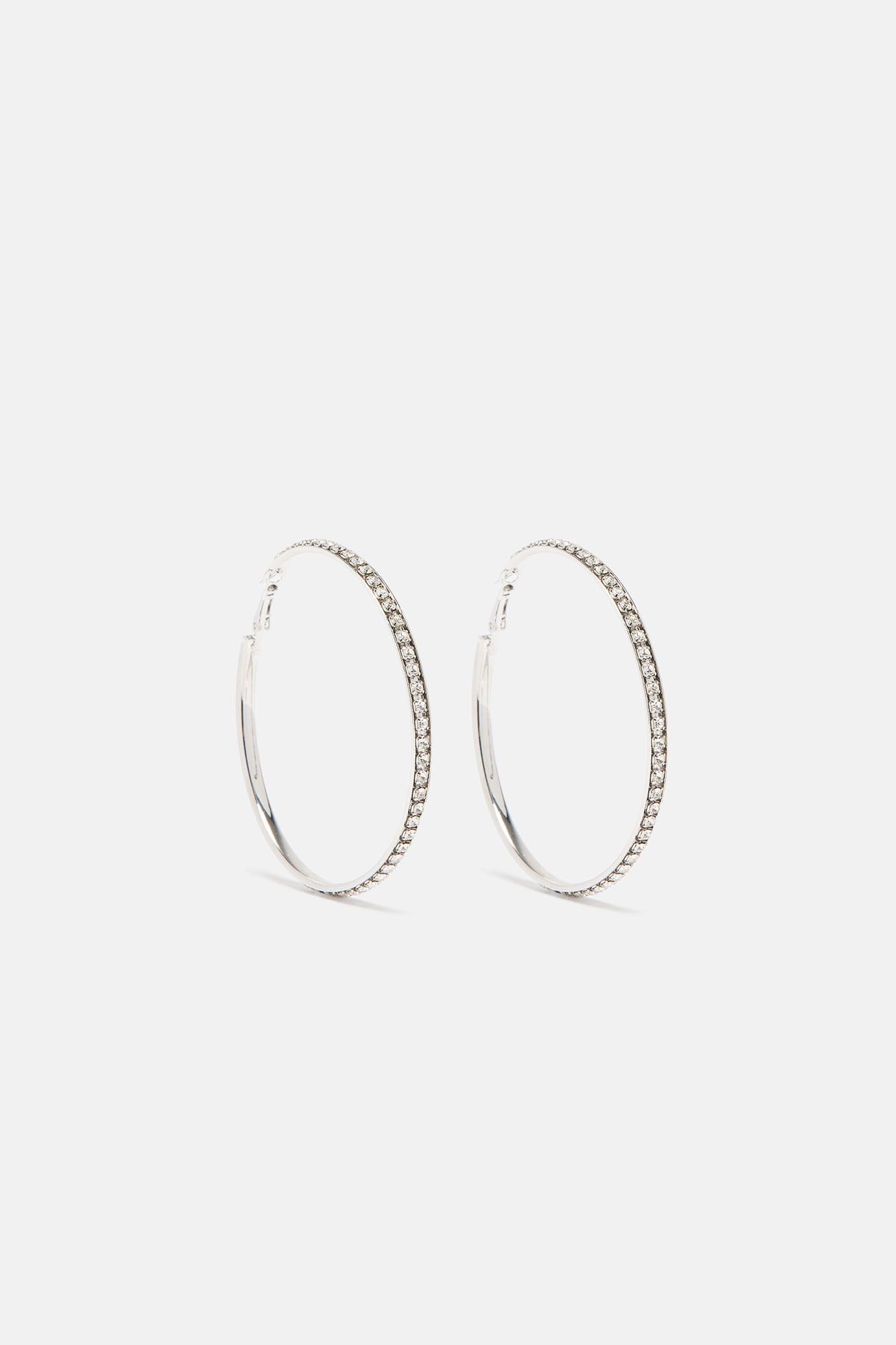 Hoop Galore Earring Set - Silver sold by Fashion Nova product image thumbnail 5