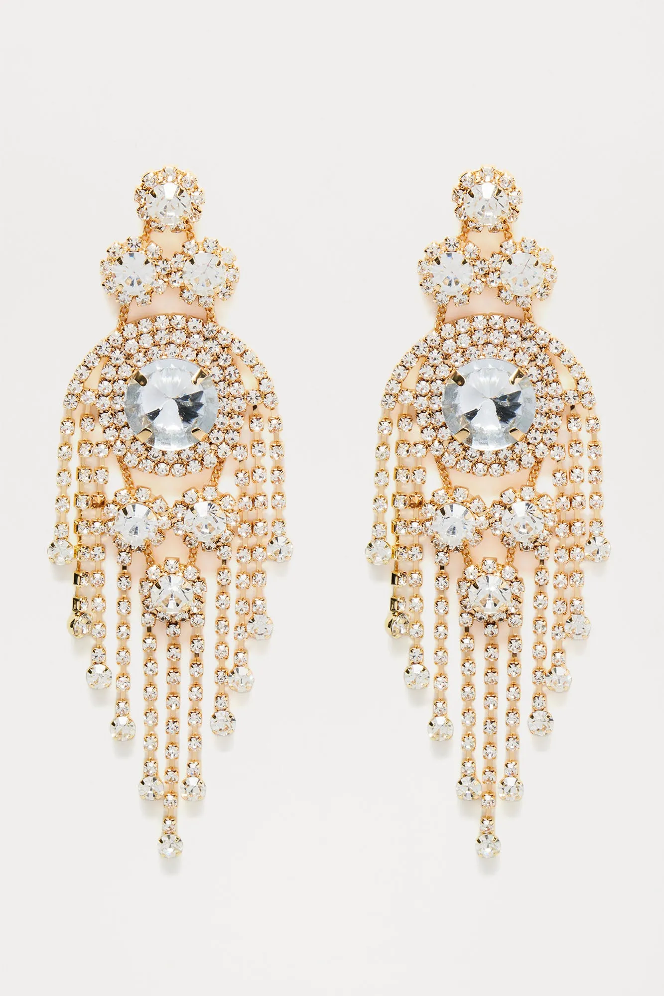 Destined For Diamonds Earrings - Gold sold by Fashion Nova product image thumbnail 3