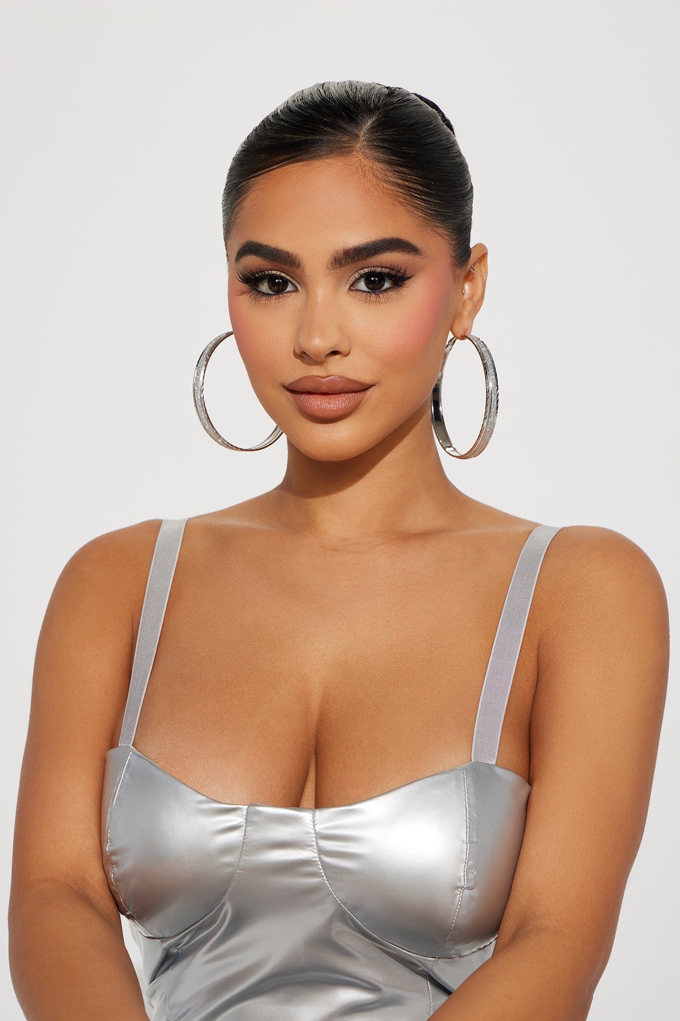 Hoop Galore Earring Set - Silver sold by Fashion Nova product image thumbnail 2