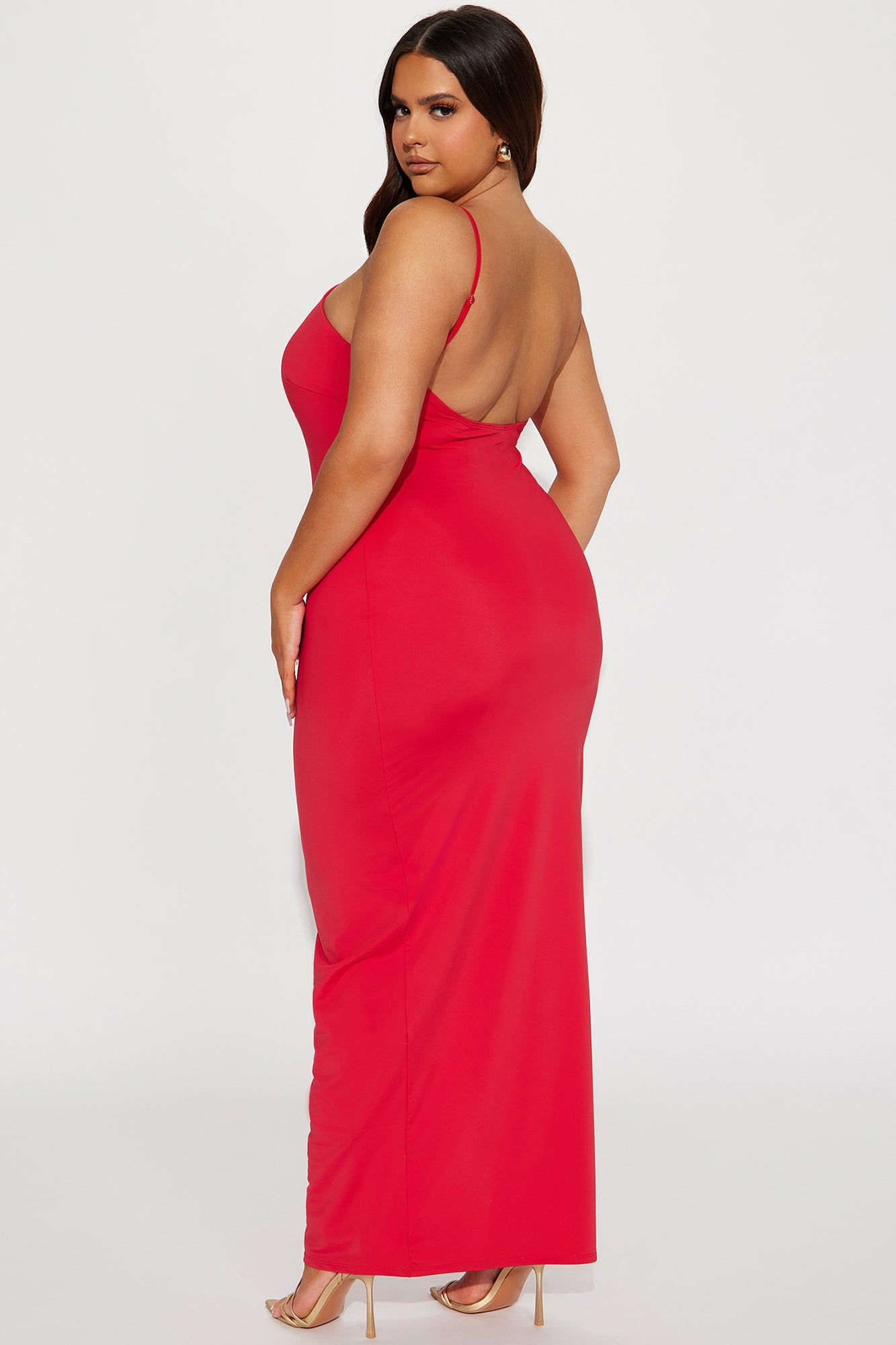 Gigi Sculpting Maxi Dress - Red sold by Fashion Nova product image thumbnail 6