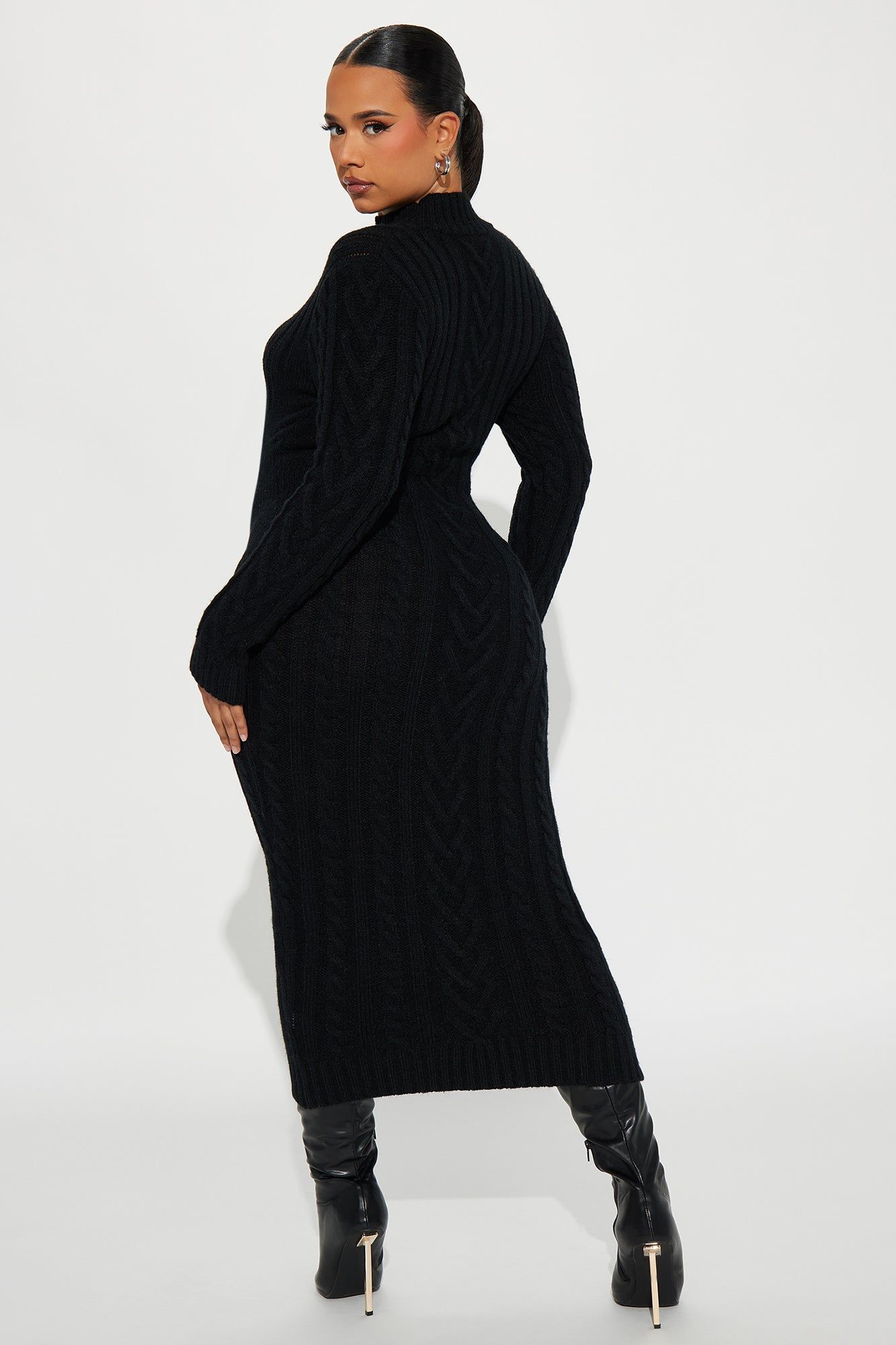 Lisa Sweater Maxi Dress - Black sold by Fashion Nova product image thumbnail 6