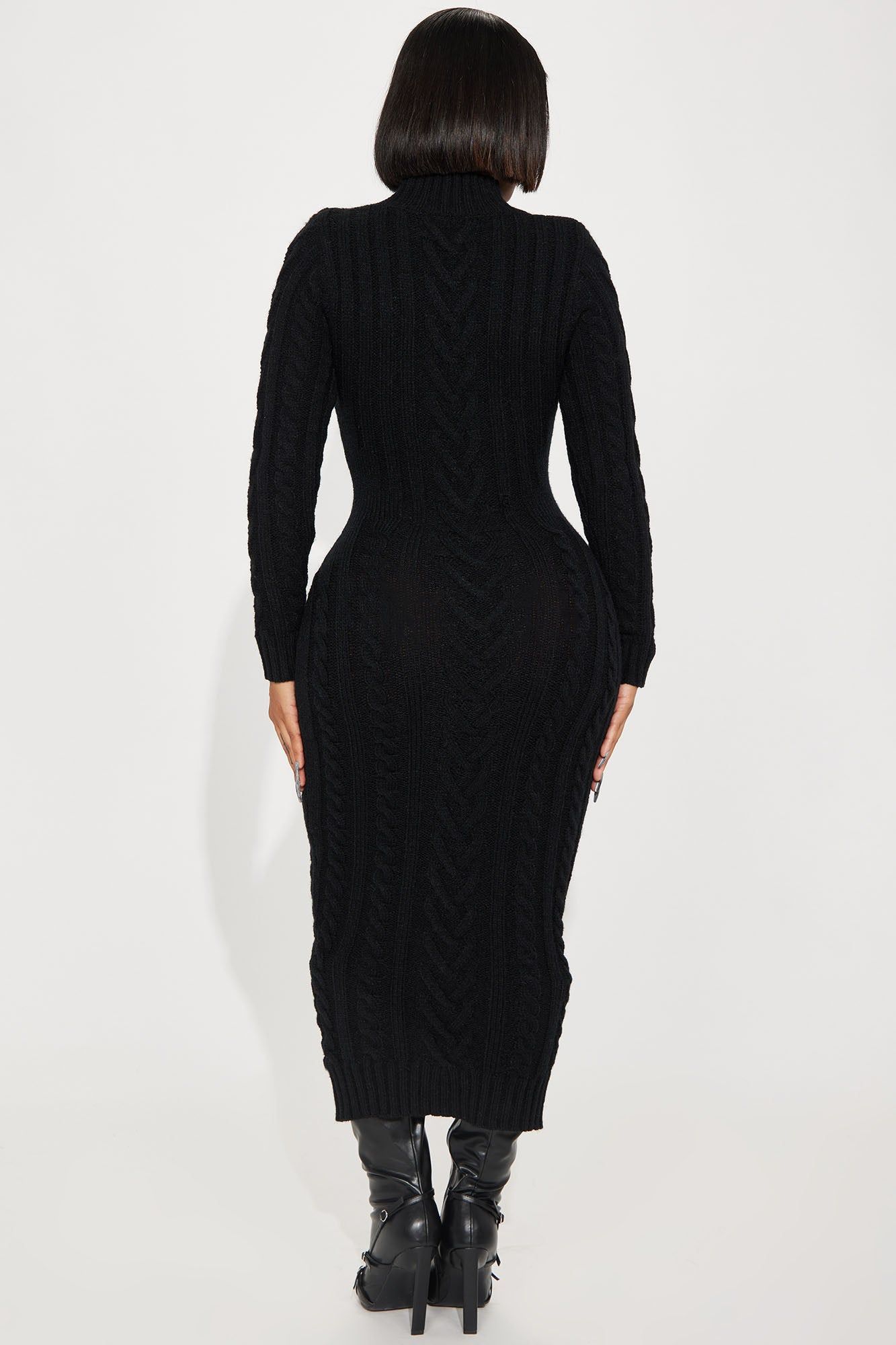Lisa Sweater Maxi Dress - Black sold by Fashion Nova product image thumbnail 3