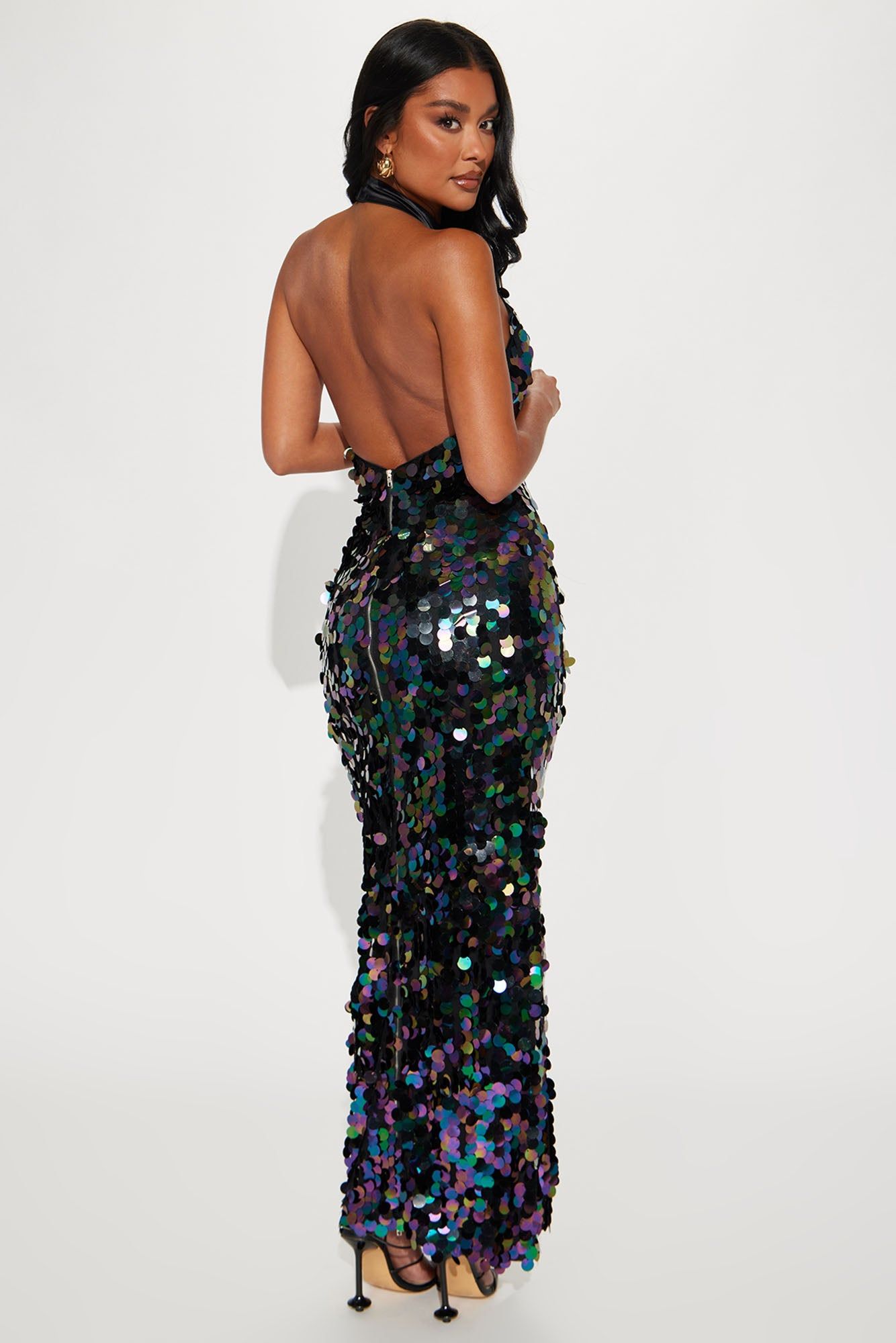 The Ava Sequin Maxi Dress - Black sold by Fashion Nova product image thumbnail 3