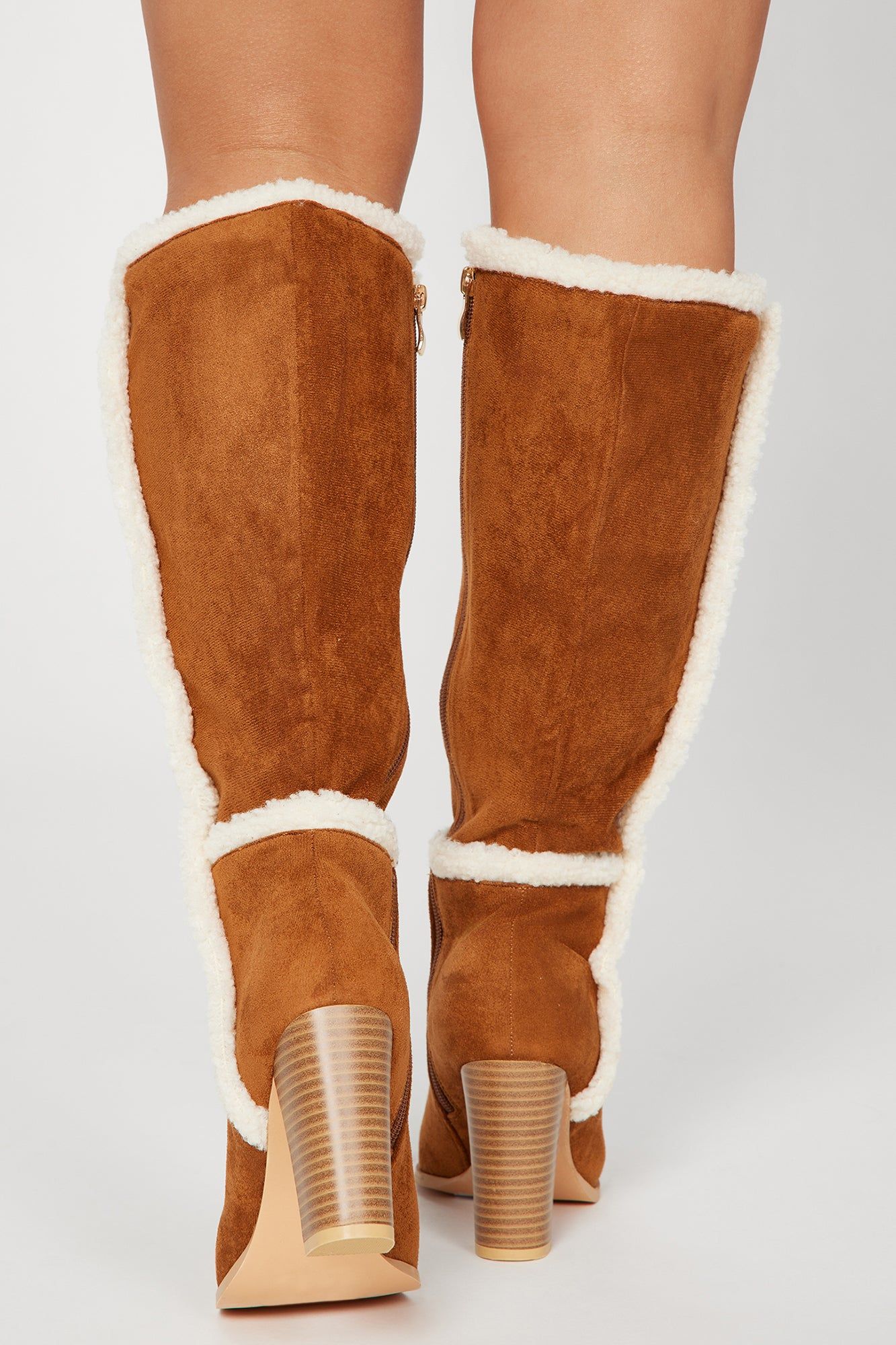 Cold Nights Knee High Boots - Chestnut sold by Fashion Nova product image thumbnail 4