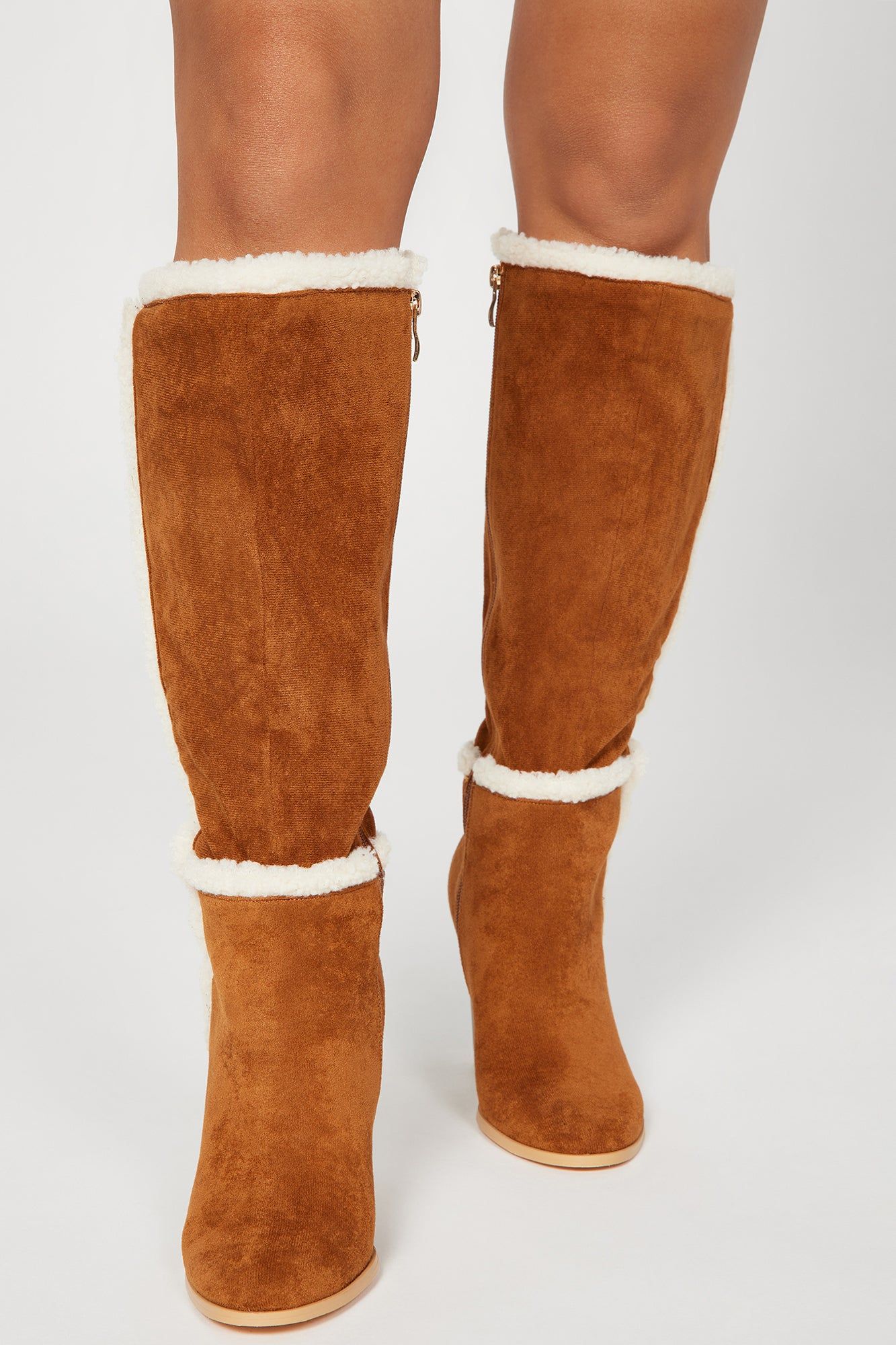 Cold Nights Knee High Boots - Chestnut sold by Fashion Nova product image thumbnail 2
