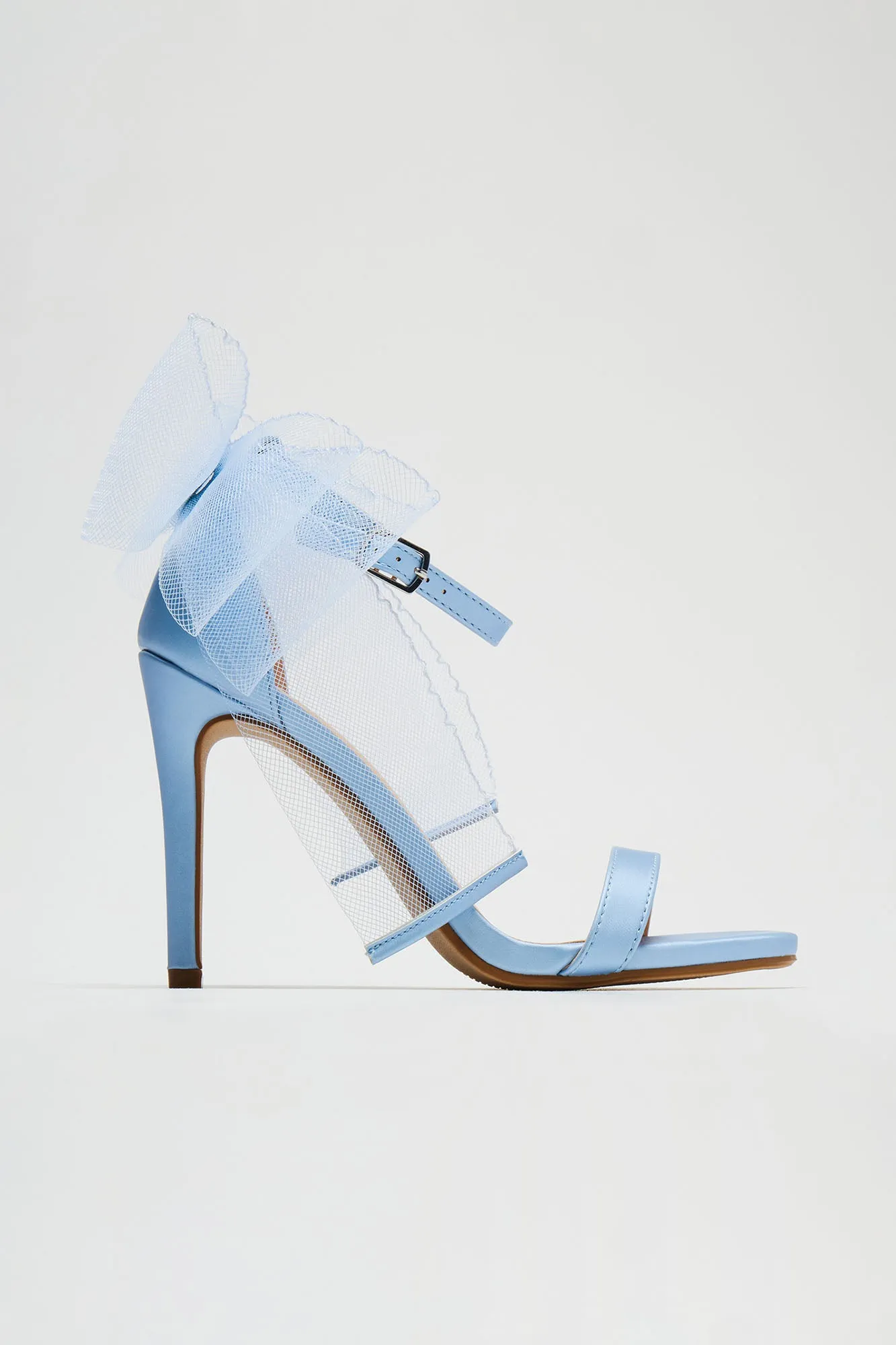 Say Yes Heeled Sandals - Light Blue sold by Fashion Nova product image thumbnail 4