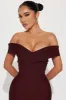 Amy Bandage Midi Dress - Burgundy sold by Fashion Nova