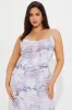 Blue Lagoon Mesh Midi Dress - Light Blue sold by Fashion Nova