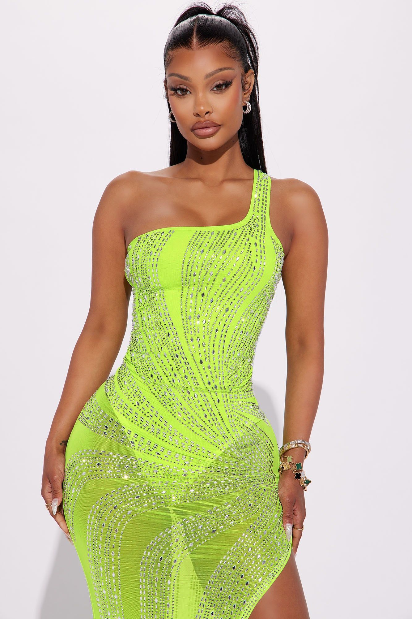 Aries Embellished Gown - Lime sold by Fashion Nova product image thumbnail 2