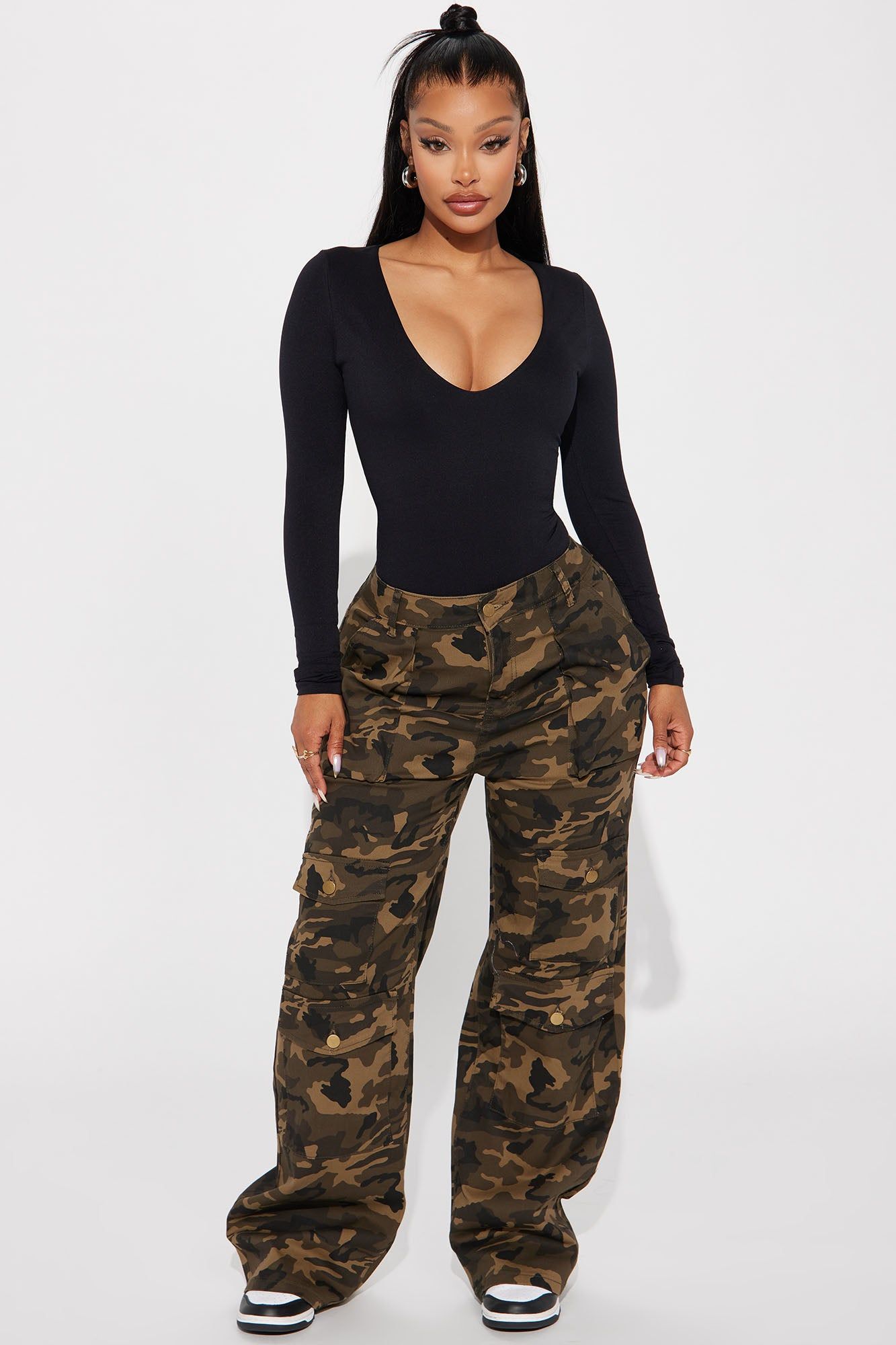 Next Level Plunge Bodysuit - Black sold by Fashion Nova product image thumbnail 2