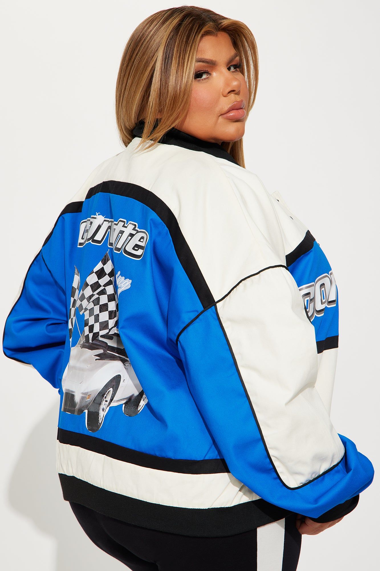 Corvette Bomber Jacket - Blue/combo sold by Fashion Nova product image thumbnail 8