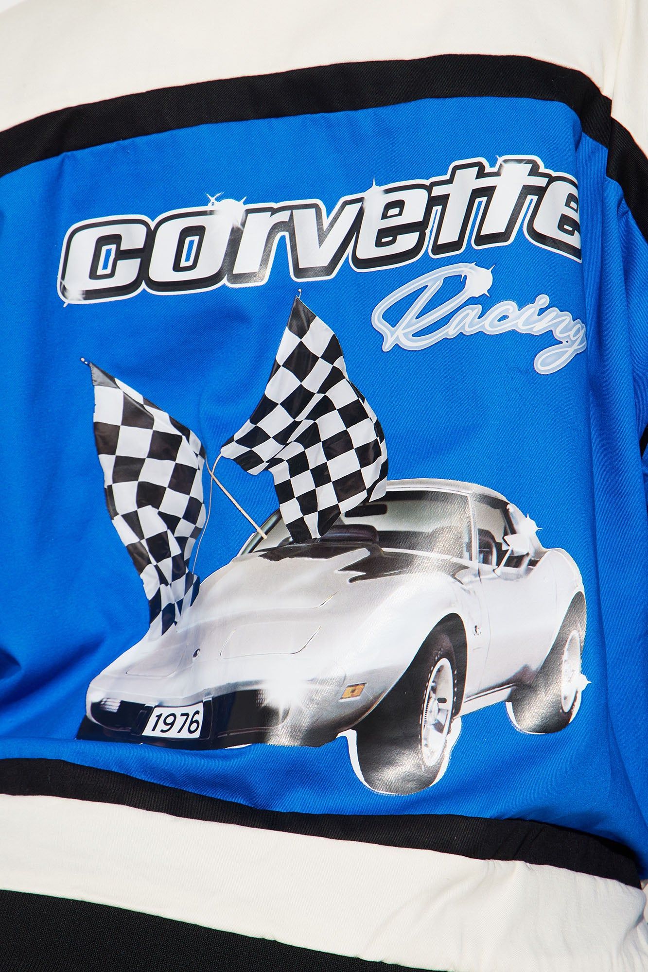 Corvette Bomber Jacket - Blue/combo sold by Fashion Nova product image thumbnail 5