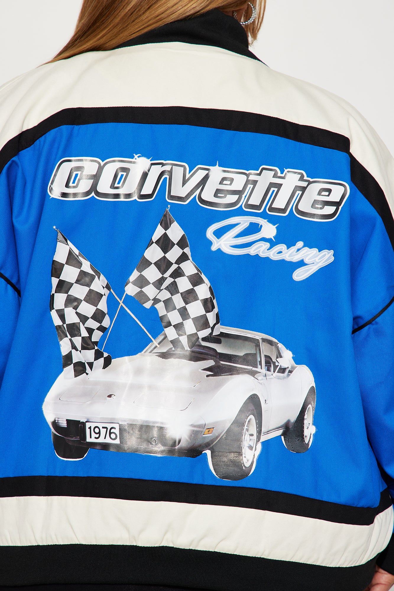 Corvette Bomber Jacket - Blue/combo sold by Fashion Nova product image thumbnail 9
