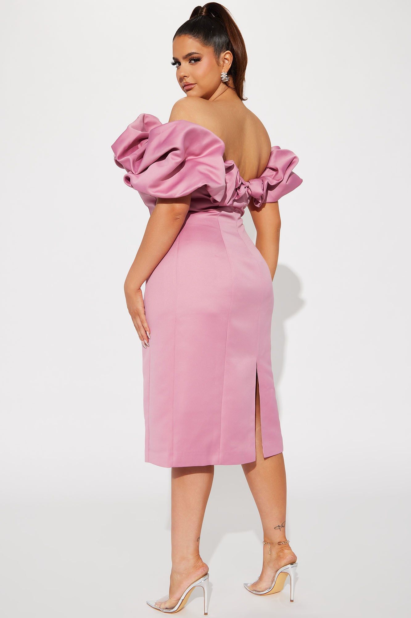 Parisian Nights Midi Dress - Mauve sold by Fashion Nova product image thumbnail 6