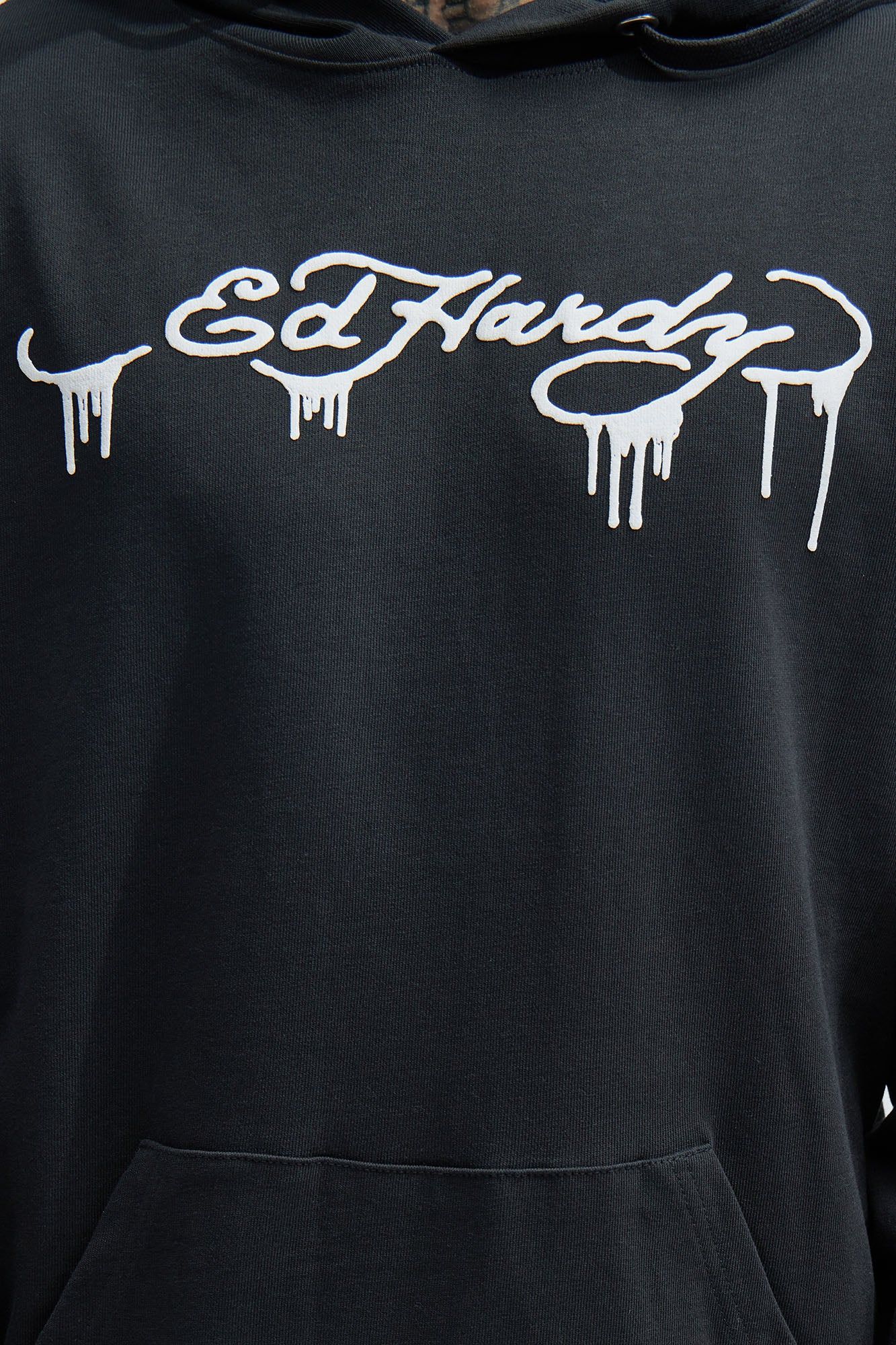 Ed Hardy Snake Hoodie - Black sold by Fashion Nova product image thumbnail 2