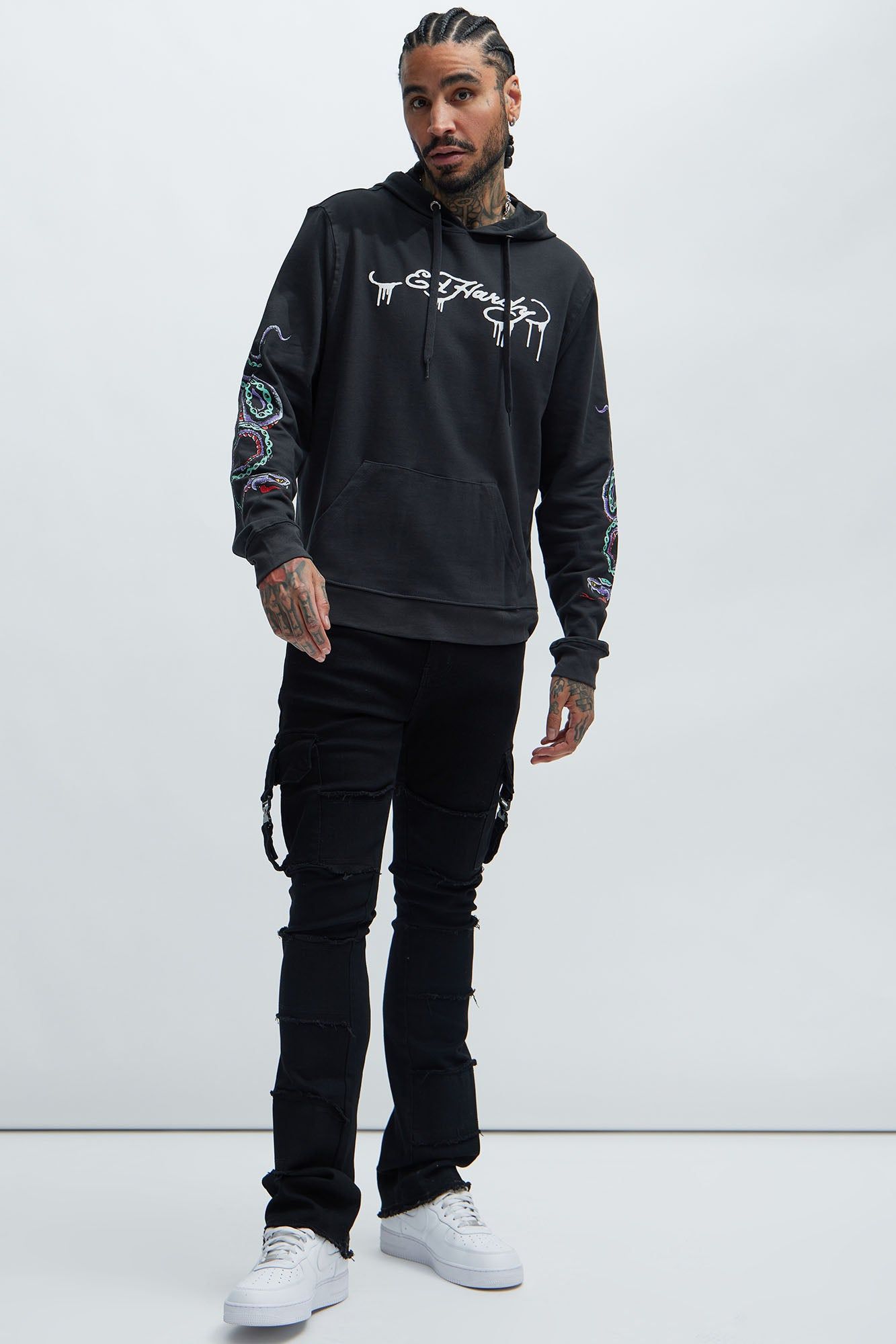 Ed Hardy Snake Hoodie - Black sold by Fashion Nova product image thumbnail 3