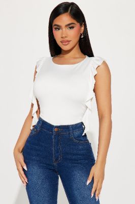 Anya Top  - Off White made by Fashion Nova