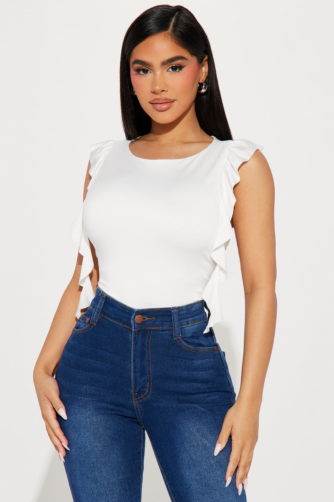 Anya Top - Off White sold by Fashion Nova