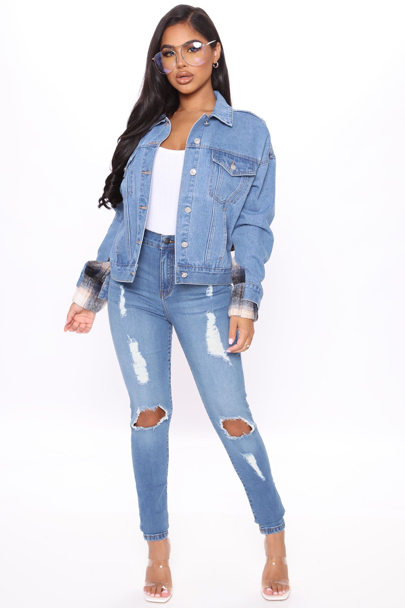 Cozy Daze Denim Jacket - Light Wash sold by Fashion Nova product image thumbnail 3