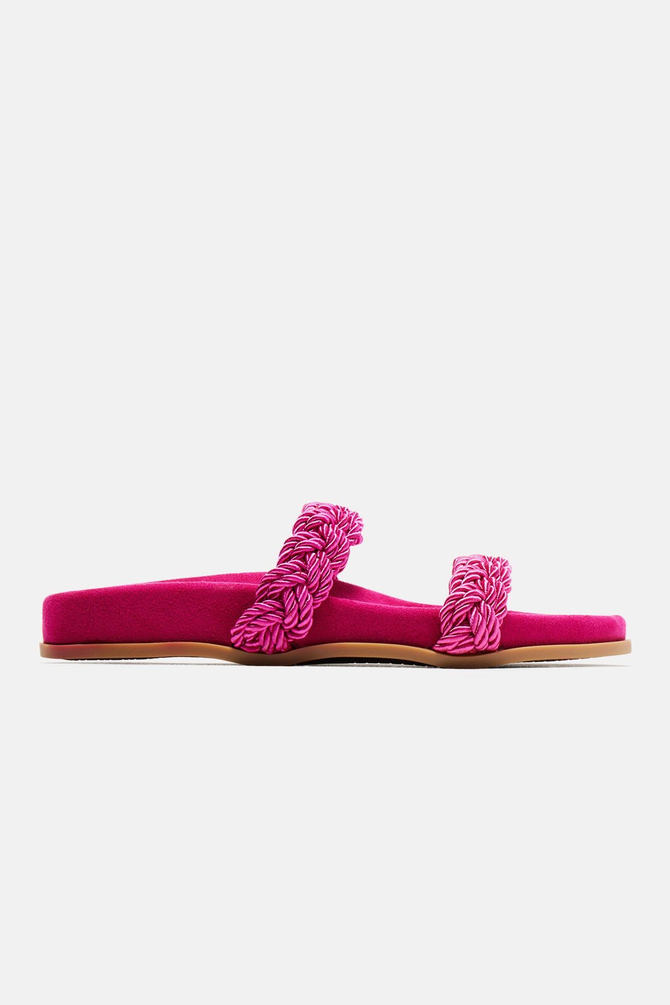 No Fake Friends Flat Sandals - Pink sold by Fashion Nova product image thumbnail 5
