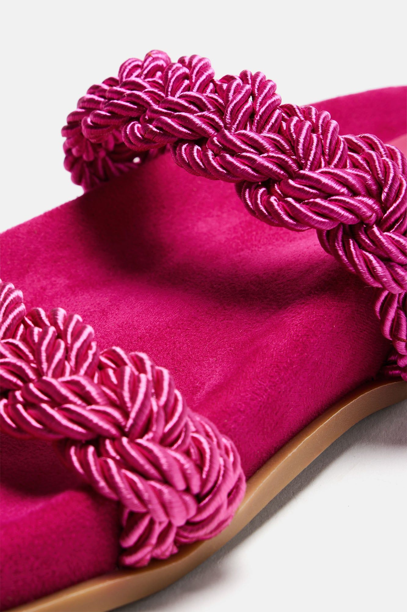 No Fake Friends Flat Sandals - Pink sold by Fashion Nova product image thumbnail 4