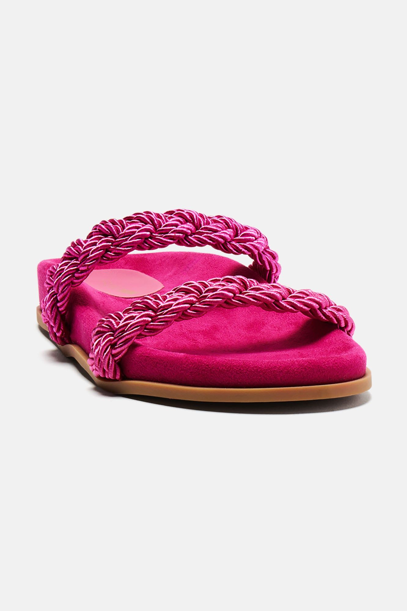 No Fake Friends Flat Sandals - Pink sold by Fashion Nova product image thumbnail 2