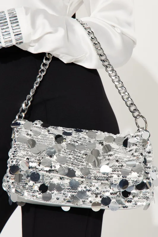 Partying All Weekend Handbag - Silver sold by Fashion Nova