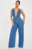 Always A Statement Denim Jumpsuit - Medium Wash sold by Fashion Nova